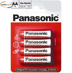 PILE STILO PANASONIC ZINCO 4 PEZZI