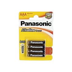 PILE MINISTILO PANASONIC ALKALINA AAA POWER 4 PEZZI