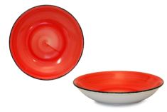 PIATTO FONDO DIAM 20 CORALLO IN PORCELLANA