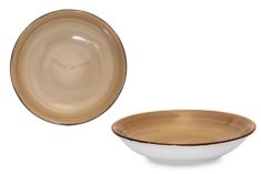 PIATTO FONDO 20 BRUSH TORTORA