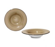 PIATTO PASTA BOWL 27 BRUSH TORTORA