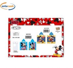 PONCHO IN MICROSPUGNA CON CAPPUCCIO MICKEY MOUSE
