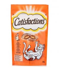 CATISFACTION SNACK PER GATTI CON POLLO 60 GRAMMI