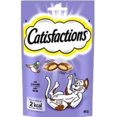CATISFACTION SNACK PER GATTI CON ANATRA 60 GRAMMI