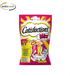 CATISFACTIONS SNACK AL FORMAGGIO E MANZO 60 GRAMMI