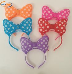 CERCHIETTO CON FIOCCO LED POIS