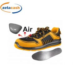 SCARPE ANTIFORTUNISTICHE NERO E ARANCIO TG 44