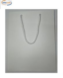 BUSTA REGALO PLASTIFICATA BIANCA H42X31X12CM