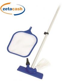 KIT ASPIRATORE CON ASTA ULTRALEGGERA IN ALLUMINIO E RETINA.