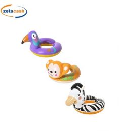 SALVAGENTE C/TESTA ANIMALI 3-6 ANNI 57X51 CM FANT ASS