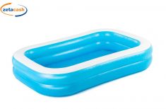 PISCINA RETTANGOLARE BLU 2,62 METRI