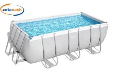 PISCINA POWER STEEL RETTANGOLARE BESTWAY 412X201X122 CM