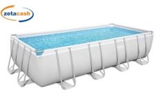 PISCINA POWER STEEL RETTANGOLARE BESTWAY 488X244XH122 CM