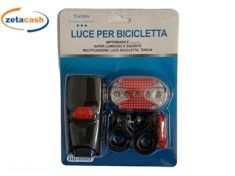 LUCE PER LA BICICLETTA CON LAMPADINA A LED BIANCA
