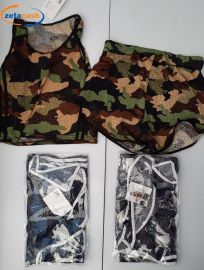 PANTALONCINO E CANOTTA MILITARE SPORT