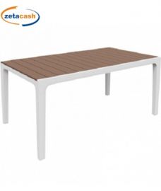 TAVOLO HARMONY BIANCO E CAPPUCCINO