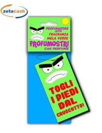 PROFUMAMOSTRO MELA VERDE "TOGLI I PIEDI DAL CRUSCOTTO"