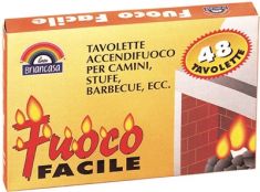 ACCENDIFUOCO 48 TAVOLETTE FUOCO FACILE