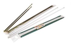 ASTA PER TENDA 2 PEZZI ALLUNGABILI BIANCHI