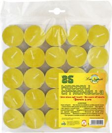 CITRONELLA CANDELA 25 MOCCOLI DA 4 CM