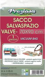 SACCO SALVASPAZIO ANTITARMICO NATURALE CON VALVOLA CM70X90