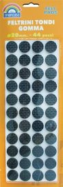FELTRINI 44 PZ. TONDI IN GOMMA D. CM. 20 - S. 4mm.