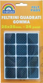 FELTRINI QUADRATI 24 PEZZI
