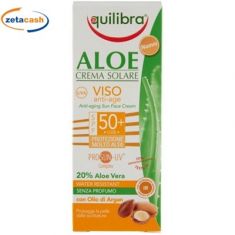 CREMA SOLARE VISO ANTI AGE PROTEZIONE 50