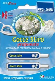 GOCCE STIRO 2 DOSI FIORI BIANCHI