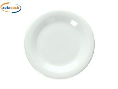 PIATTO DESSERT CM. 21 THESIS BIANCO IN PORCELLANA TOGNANA