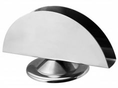 PORTATOVAGLIOLI IN ACCIAIO INOX 18 10 15X8XH8 CM