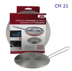 DIFFUSORE UNIVERSALE DI CALORE ADATTATORE PER INDUZIO 21 CM
