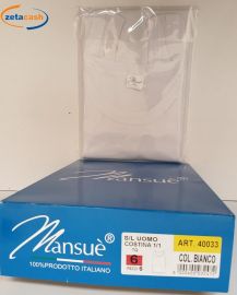 COSTINA SPALLA LARGA UOMO BIANCA TG 4