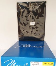 CANOTTIERA SPALLA LARGA UOMO TG 4 NERO