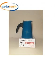 CAFFETTIERA IN ACCIAIO INOX IN OTTANIO DA 4 TAZZE