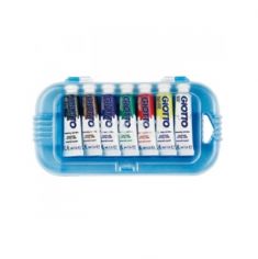 SCATOLA DI TEMPERE A TUBO GIOTTO 7 PEZZI