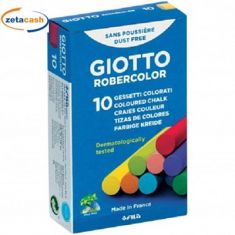 GESSETTI COLORATI GIOTTO ROBERCOLOR 10 PZ