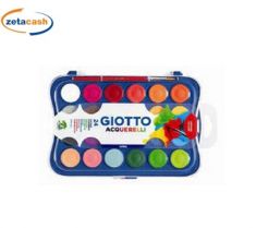 SCATOLA 24 GIOTTO ACQUARELLI 30 MM