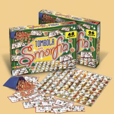 TOMBOLA DELLA SMORFIA CON 96 CARTELLE