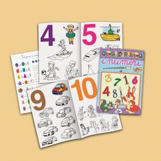 ALBUM DA DIPINGERE E COLORARE I NUMERI