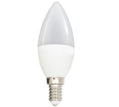 LAMPADINA LED OLIVA OPALE LUCE FREDDA 6500K ATTACCO E14.