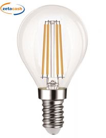 LAMPADINA LED SFERA CON FILAMENTI LUCE CALDA