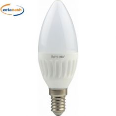 LAMPADINA IMPERIA LED LUCE CALDA E14 6W 3000K 230V
