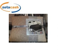 TRAPUNTINO MATRIMONIALE CON BORDO IN STRASS LINEA COMETA