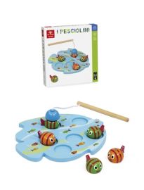 GIOCO IN LEGNO I PESCIOLINI