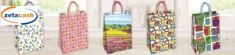 BUSTA SHOPPER CARTA CM 23 X 29 DISEGNO FIORI