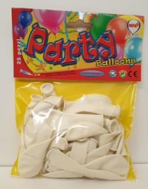 PALLONCINI IN LATTICINI 25 PEZZI BIANCHI