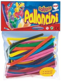 PALLONCINI DA MODELLARE IN LATTICE 20 PEZZI