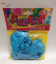 PALLONCINI IN LATTICE CELESTI 25 PEZZI