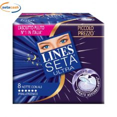 ASSORBENTI LINES ULTRA X 8 NOTTE CON ALI